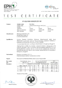 WIMEX - E1 Zertifikat